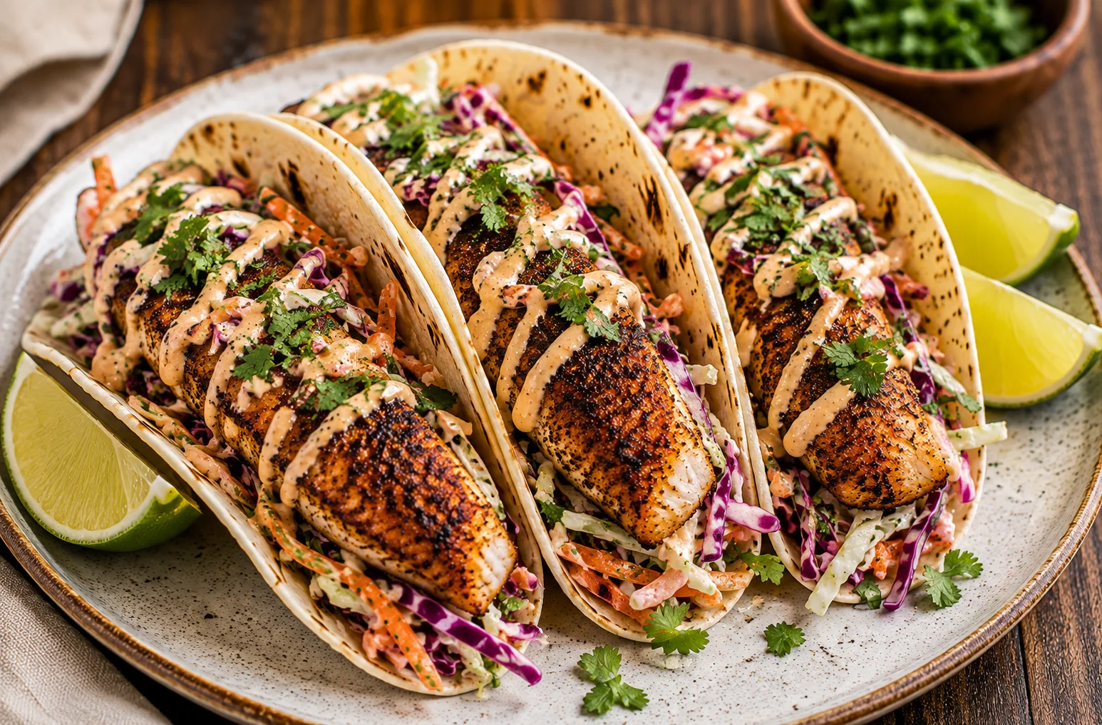 Blackened Fish Tacos