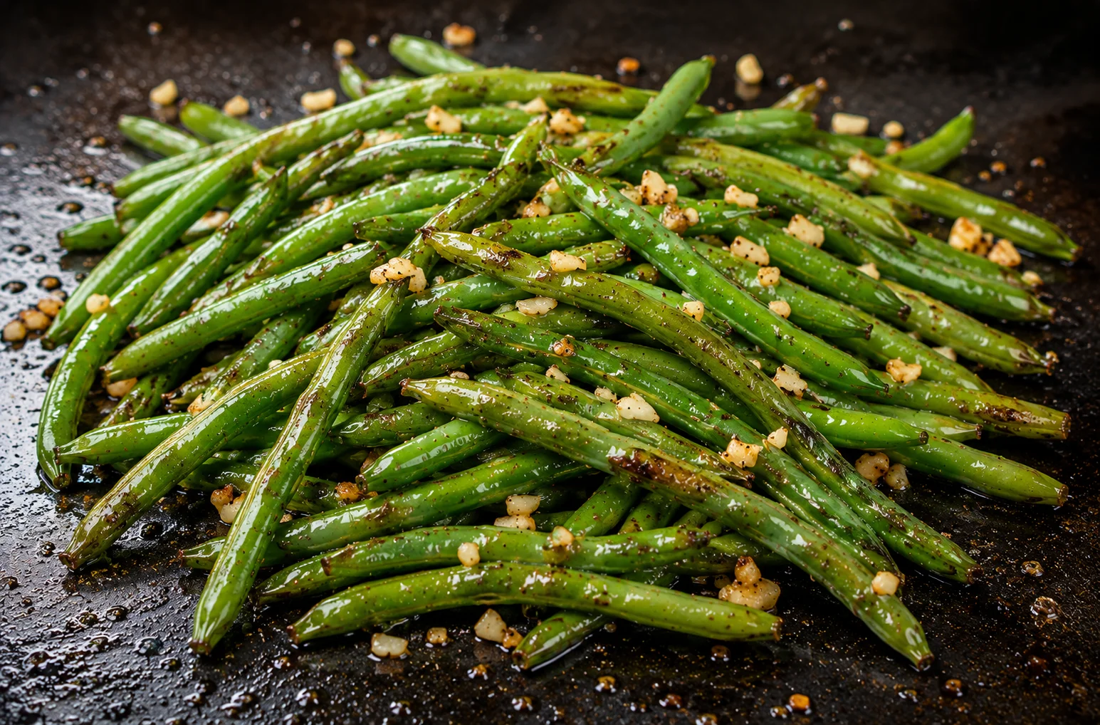 Blackstone Garlic Green Beans