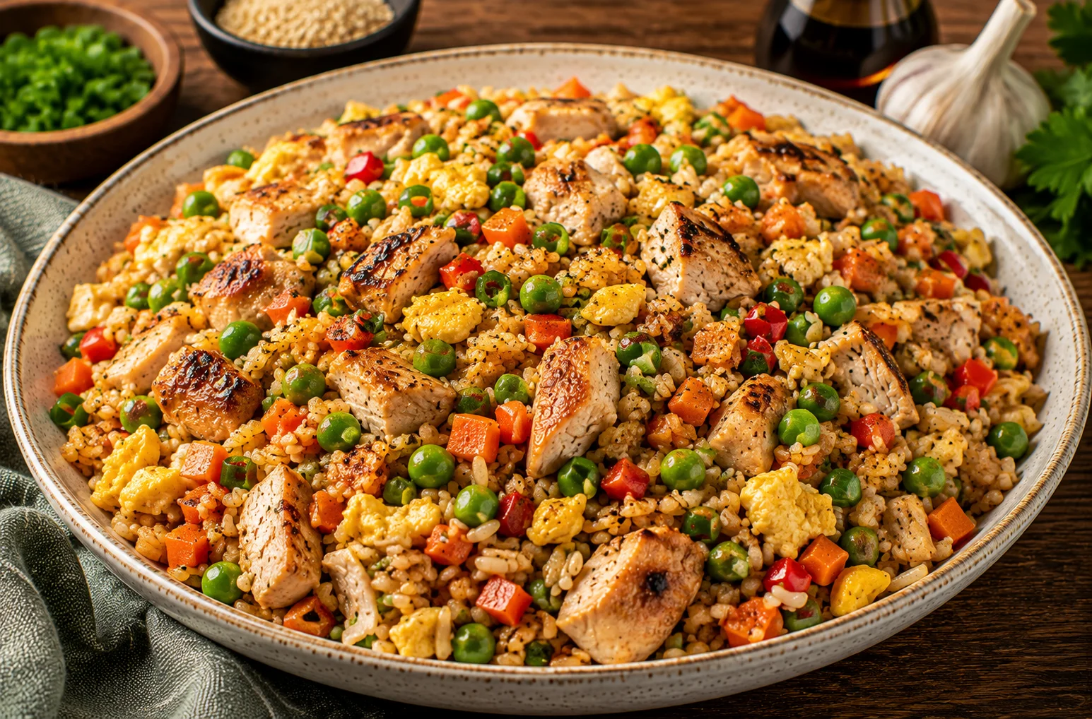 Chicken & Veggie Fried Rice