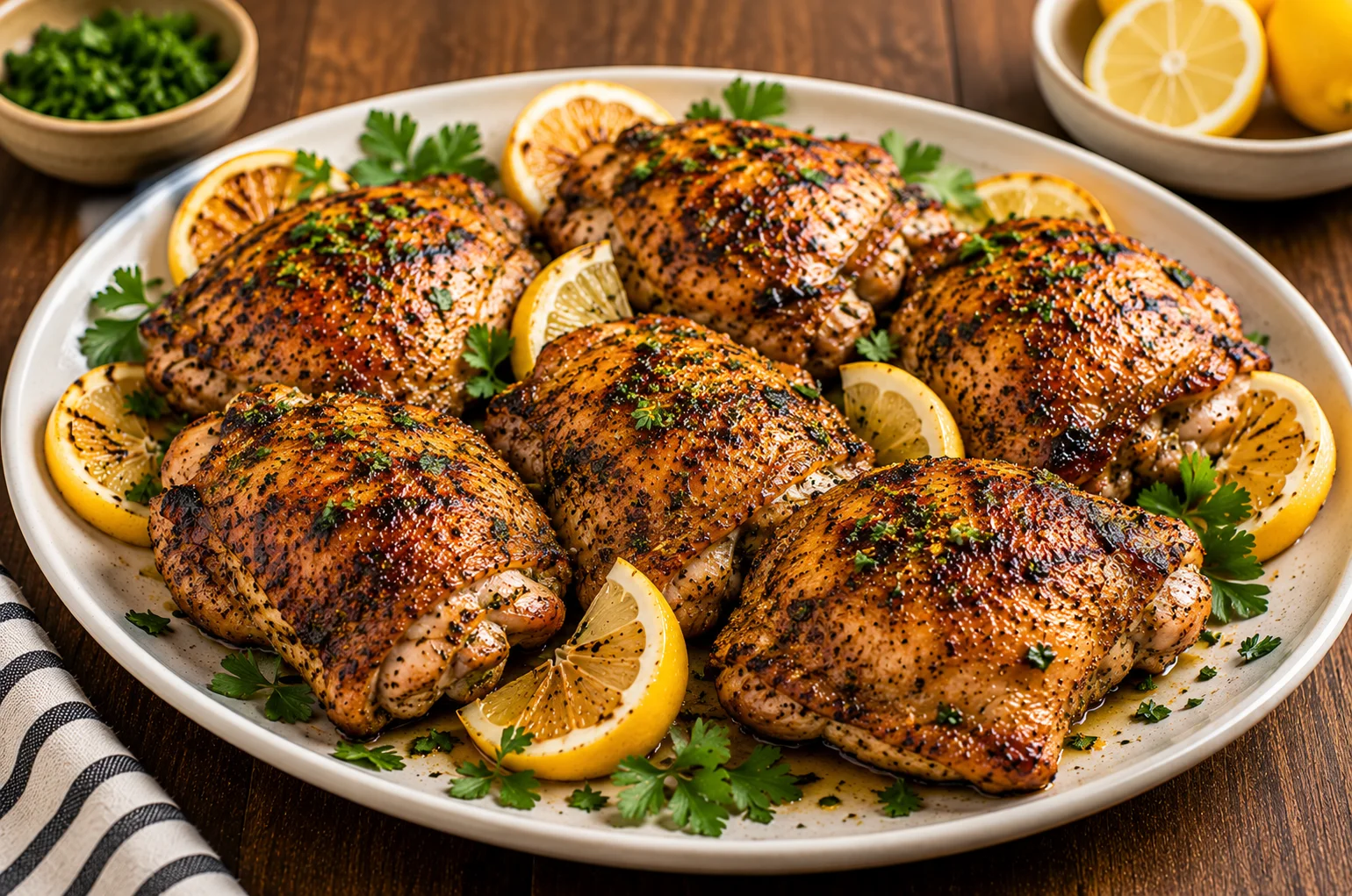 Citrus Grilled Chicken Thighs