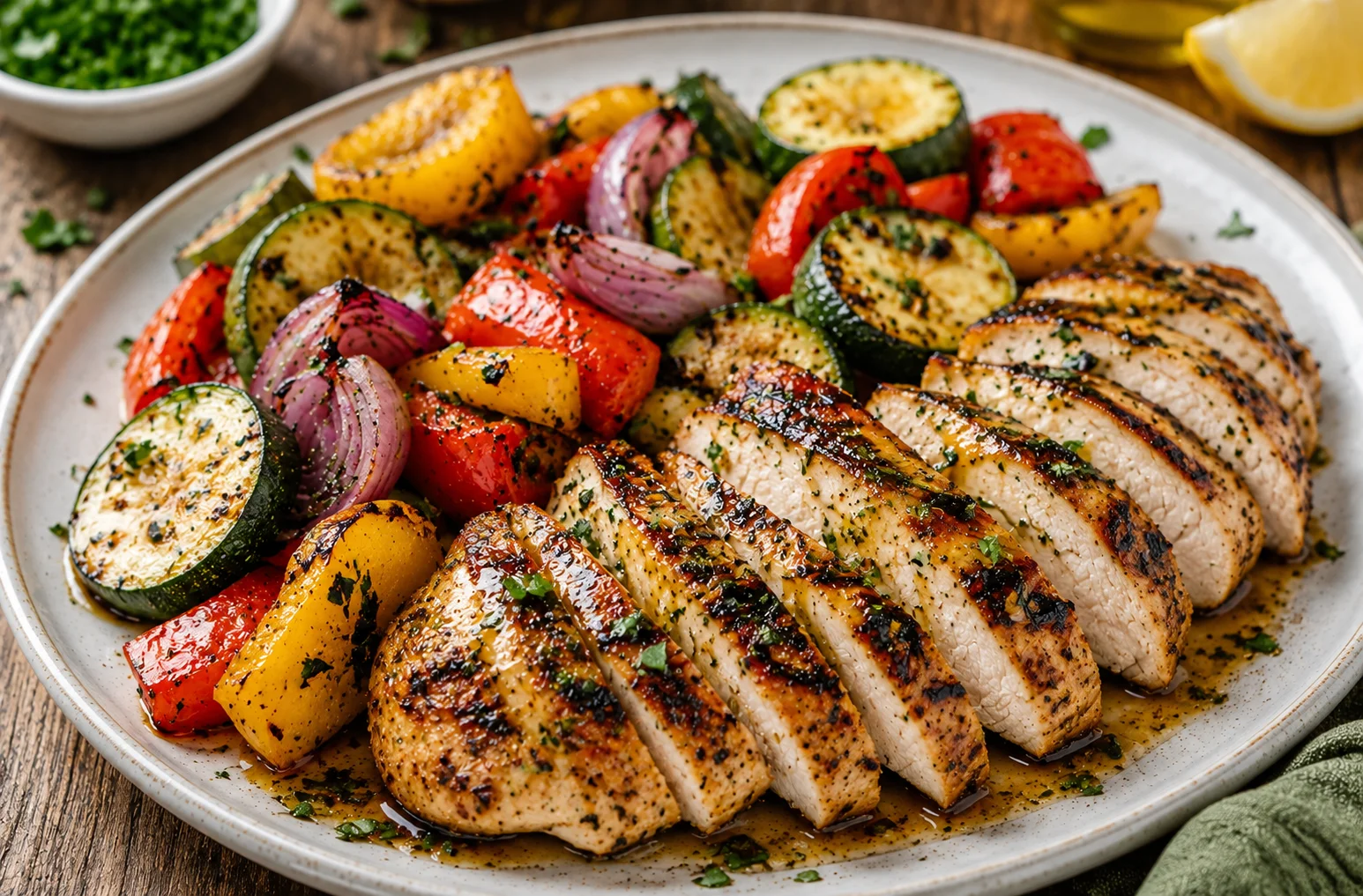 Grilled Lemon Herb Chicken