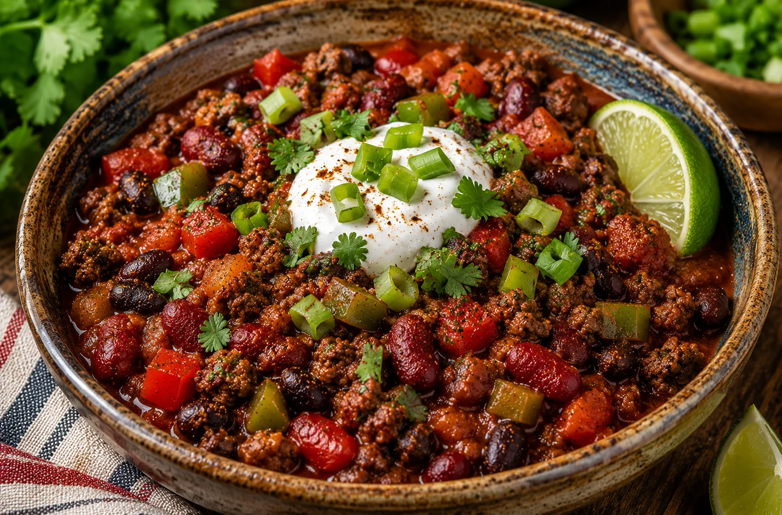 Smoky Lean Beef Chili