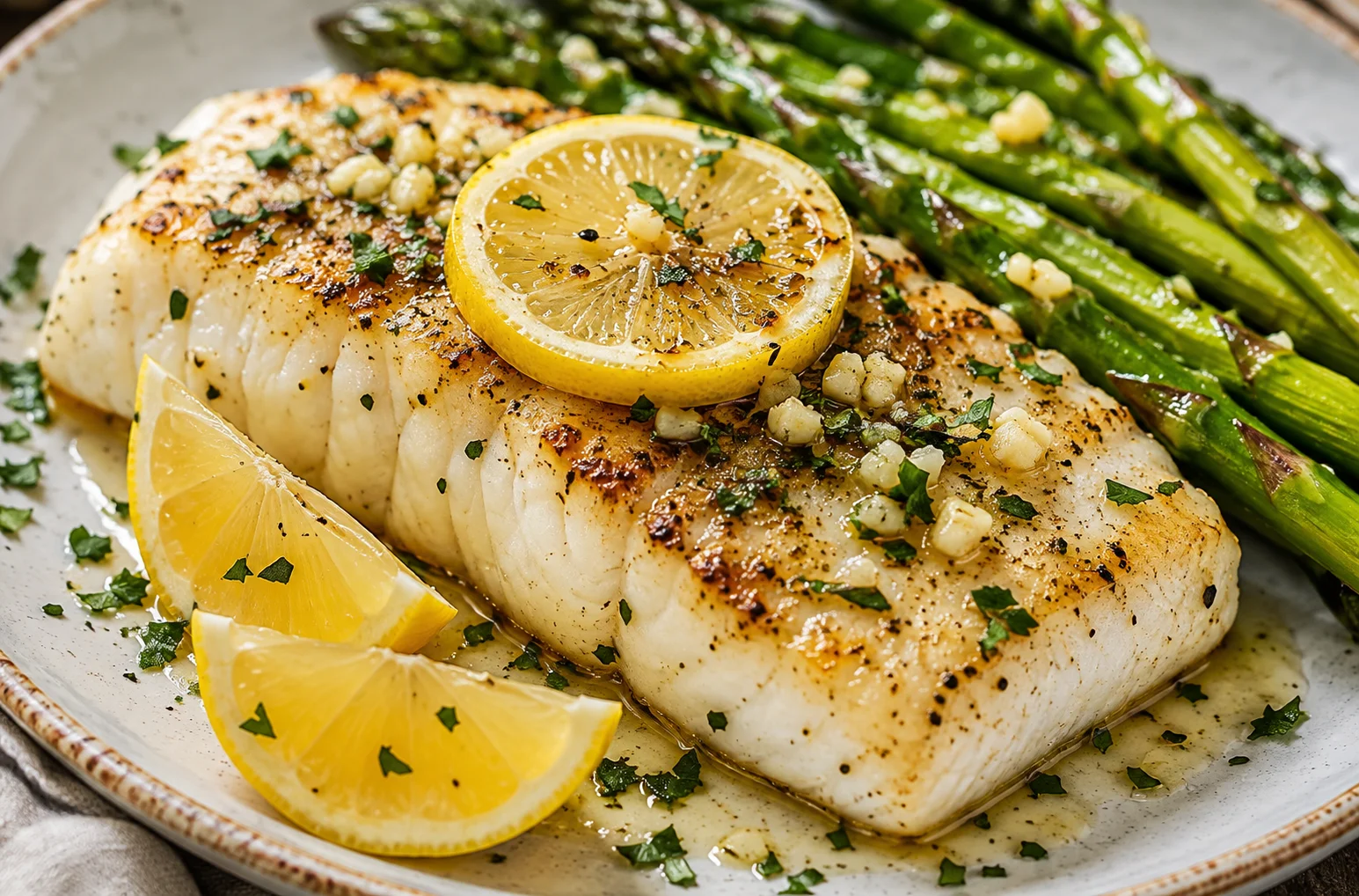 Lemon Garlic Cod