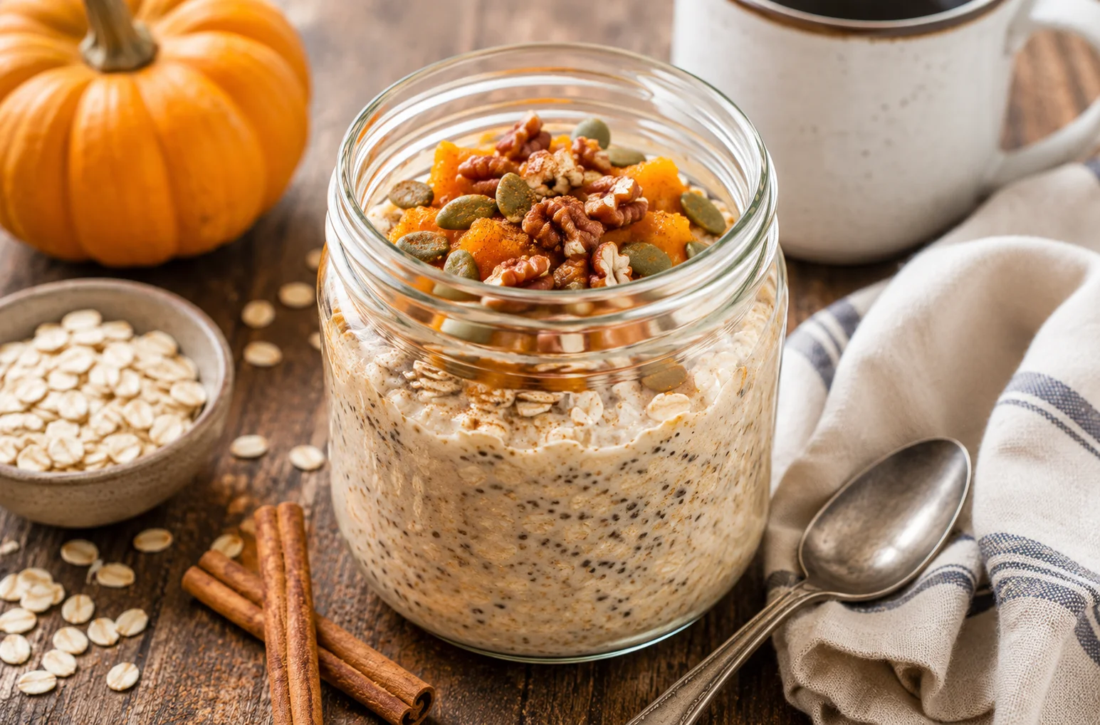 Pumpkin Spice Overnight Oats