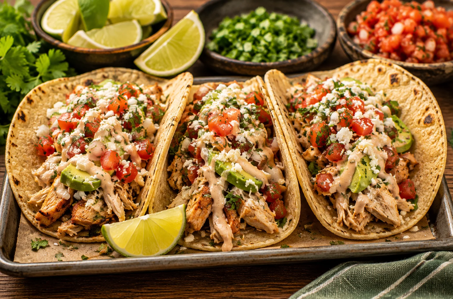 Rotisserie Chicken Street Tacos