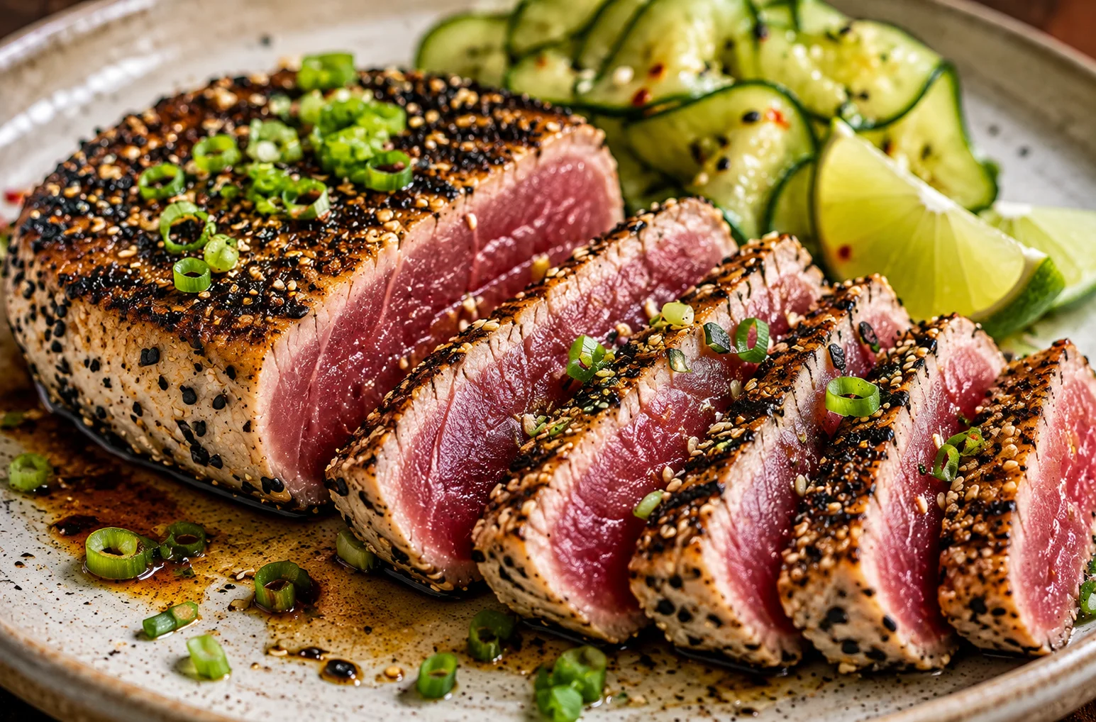 Sesame Seared Tuna Steaks