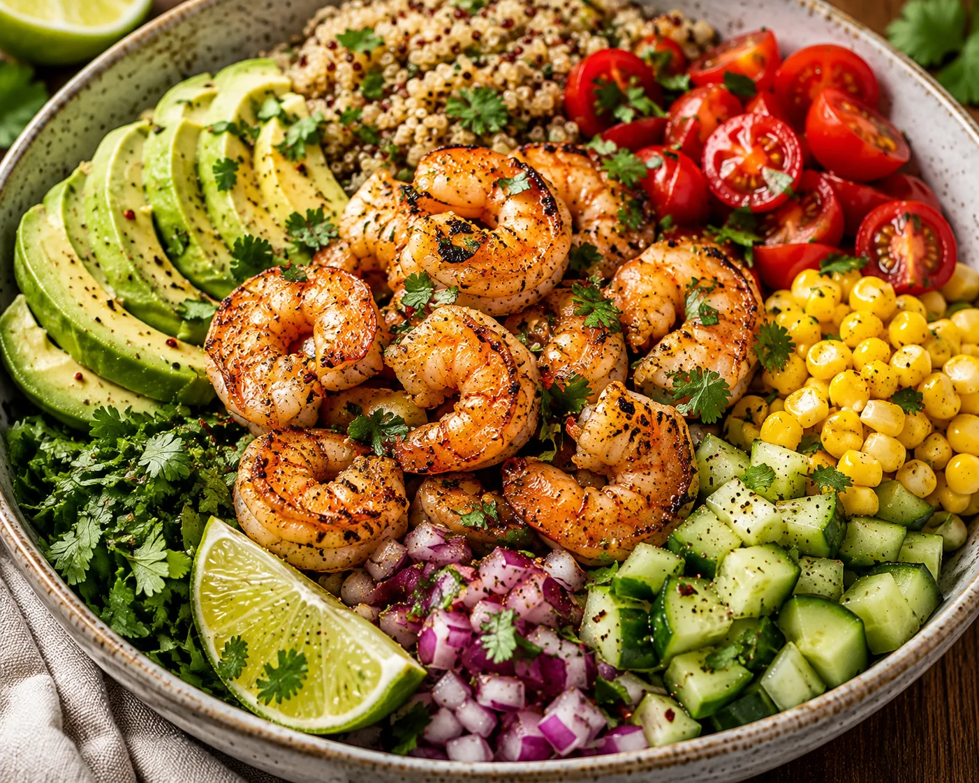 Shrimp & Avocado Bowl