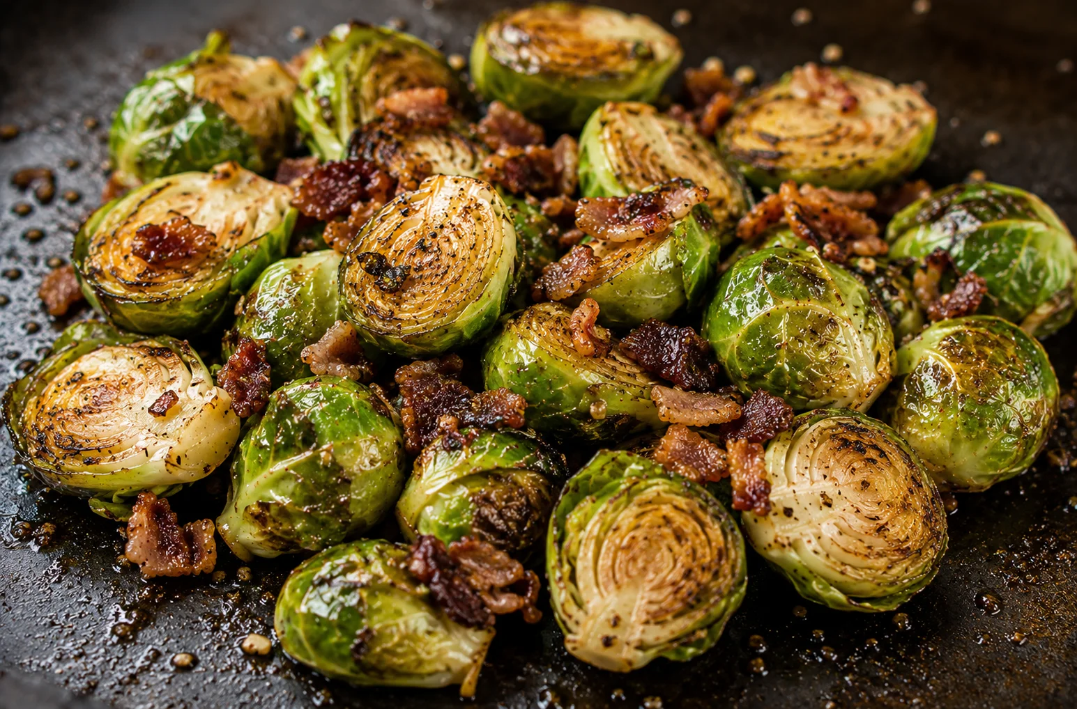 Smoky Blackstone Brussels Sprouts