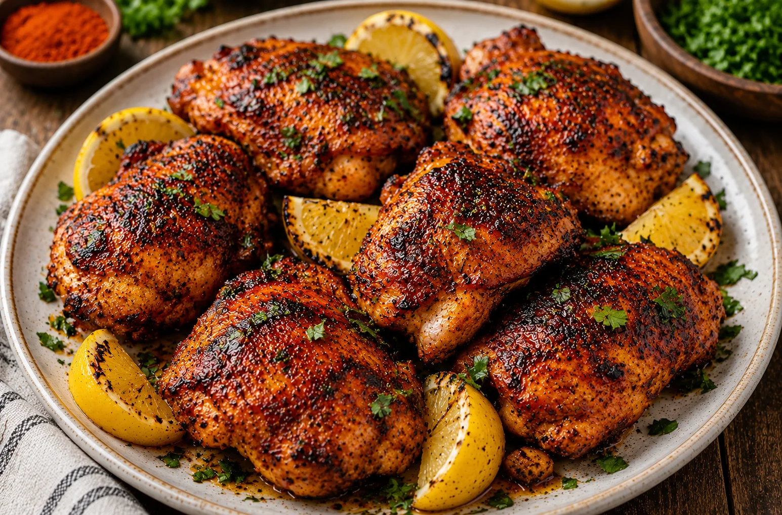 Smoky Paprika Chicken Thighs